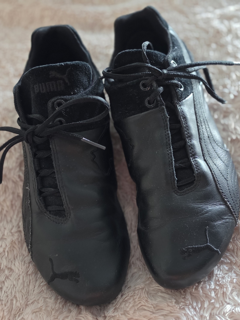 Puma Unisex Black Future Cat Luxury Motorboat Driving Shoe - SIZE 9W/7.5M